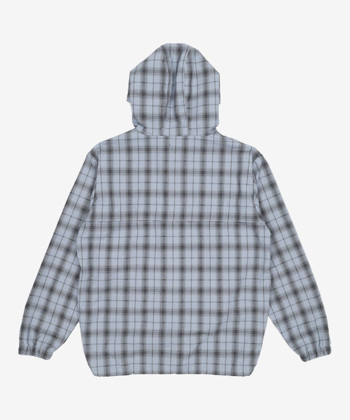 브라운브레스(BROWNBREATH) CHECK TAG HOOD ZIP UP SHIRTS - BLACK M