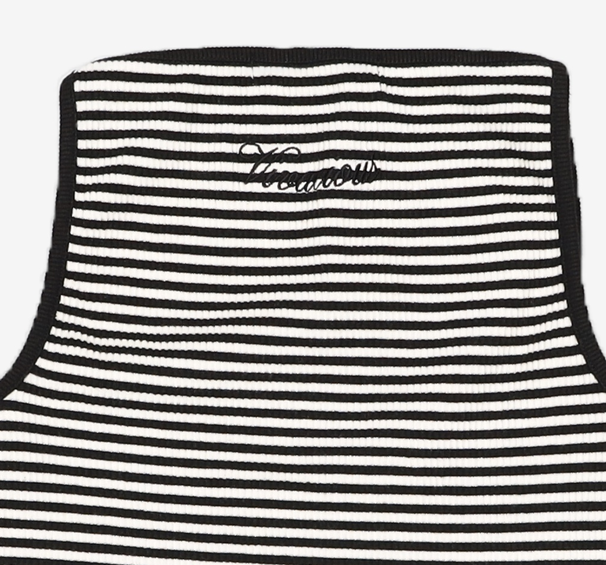 비바셔스(VIVACIOUS) Sus Boatneck Stripe Sleeveless BLACK S