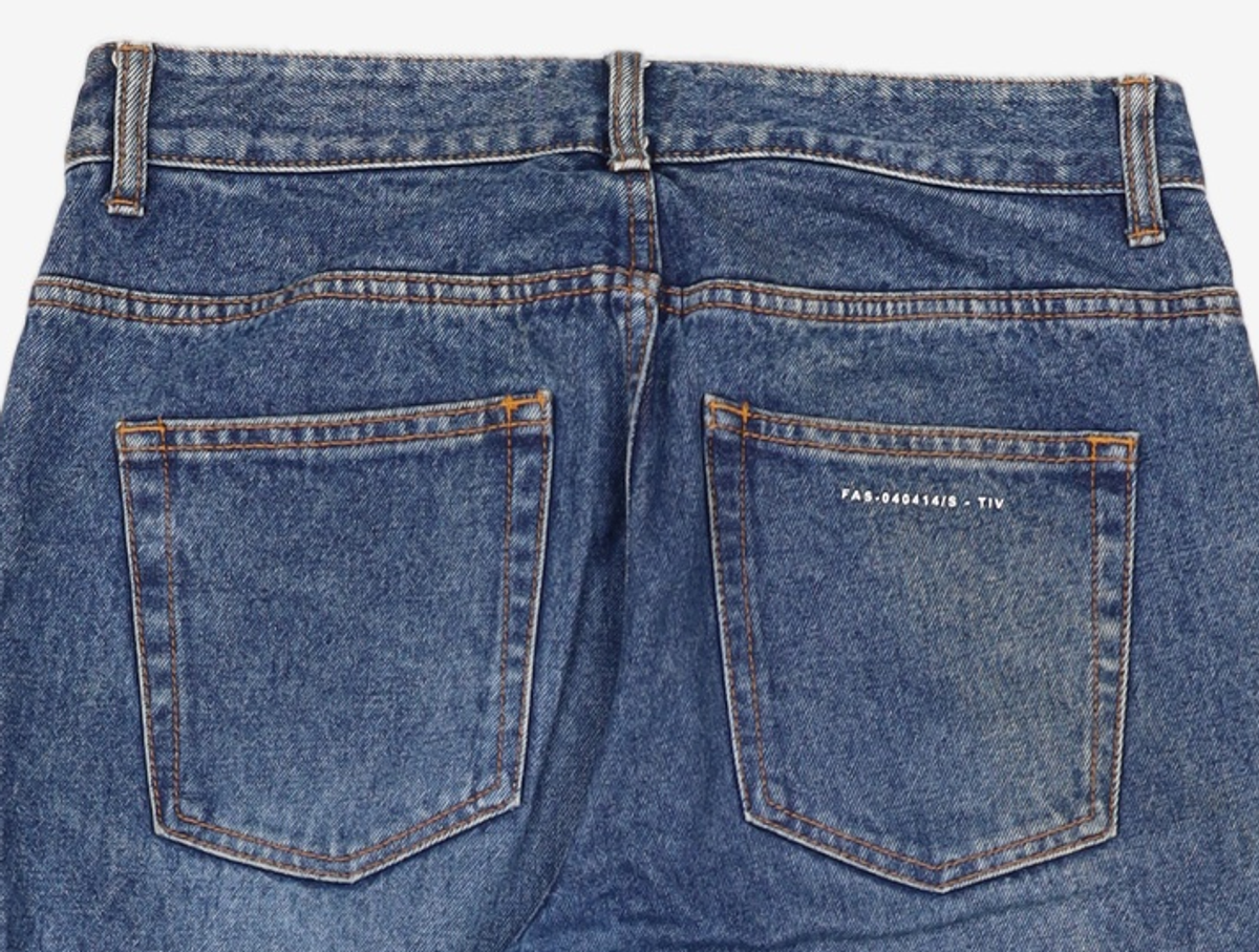 페이탈리즘(FATALISM) #0212 Orient blue straight fit 46