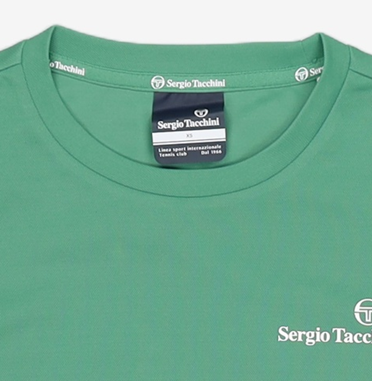 세르지오 타키니(SERGIO TACCHINI) W 프로 폴리 슬림핏 라운드넥 반팔 티셔츠 XS