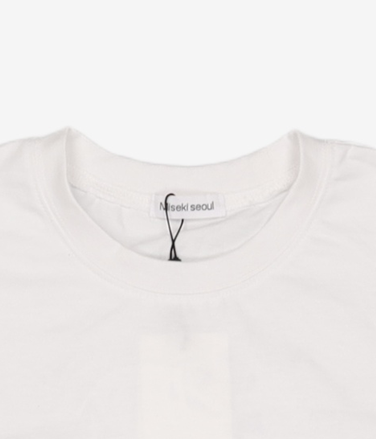 미세키서울(MISEKI SEOUL) Midnight butterfly pocket short sleeve WHITE OS