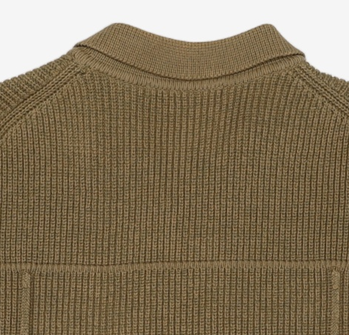 수아레(SUARE) TRUCKER KNIT JACKET KHAKI 2