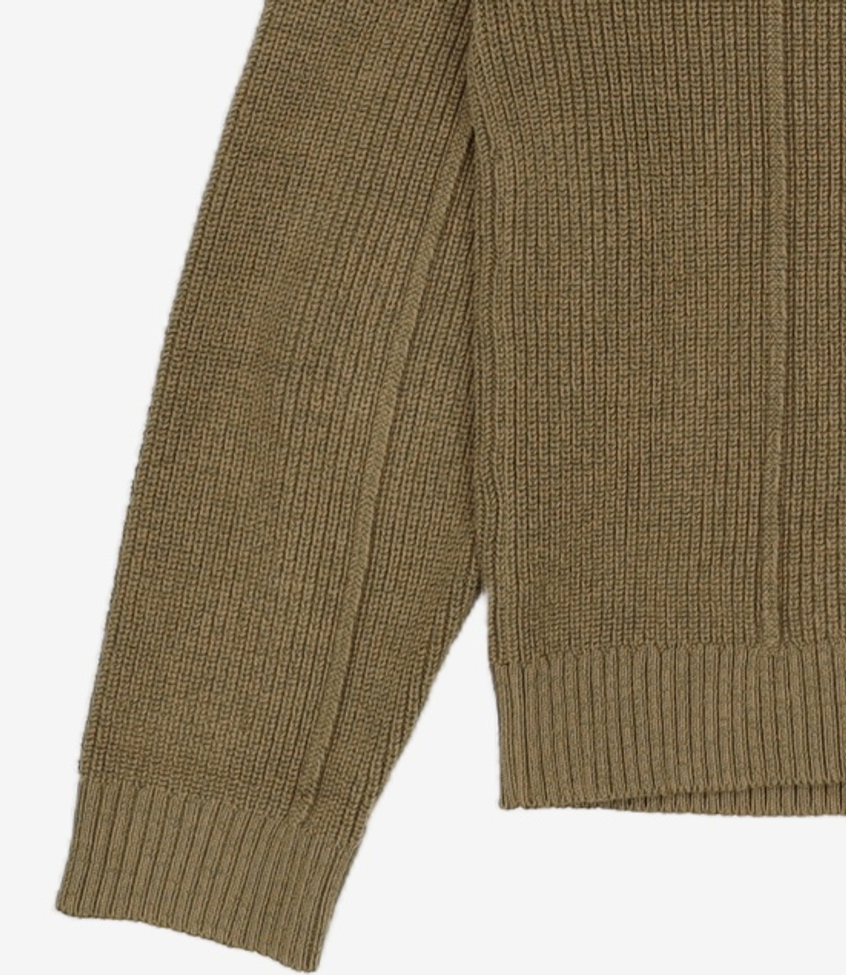 수아레(SUARE) TRUCKER KNIT JACKET KHAKI 2