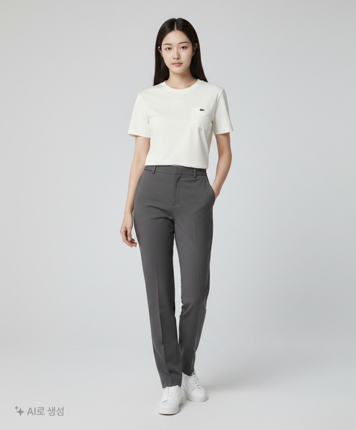 라코스테(LACOSTE) 반소매 티셔츠 L