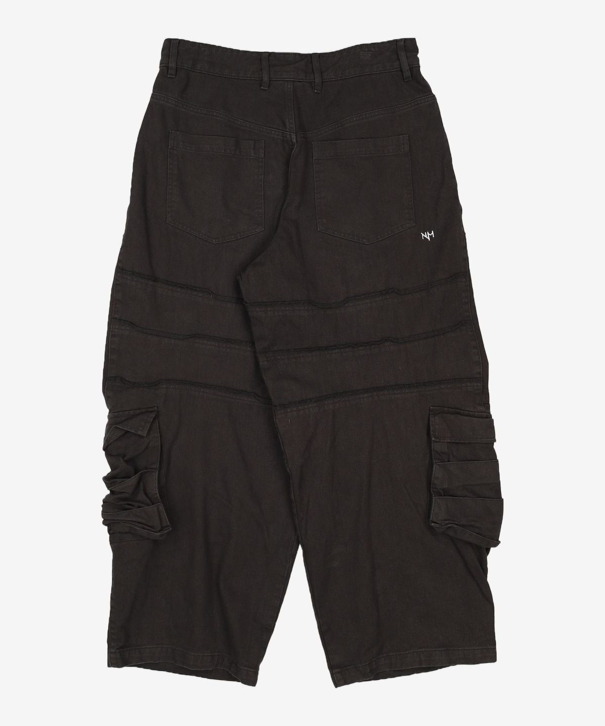 노매뉴얼(NOMANUAL) R.D WIDE CARGO PANTS - BLACK M