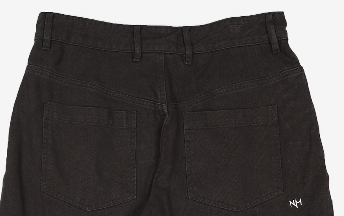 노매뉴얼(NOMANUAL) R.D WIDE CARGO PANTS - BLACK M