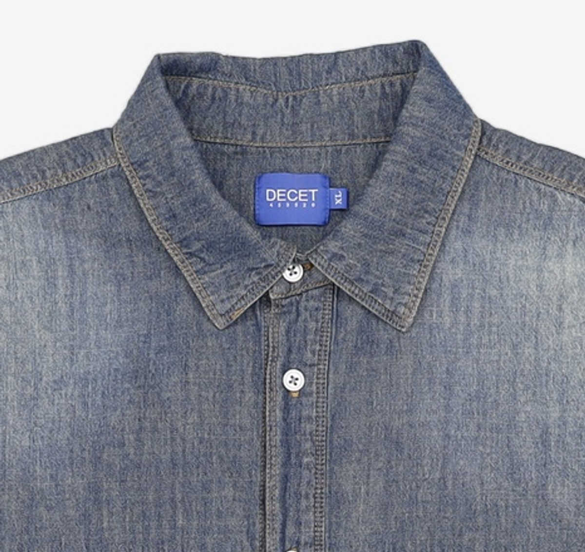 데케트(DECET) [패션플래닛X데케트]Slit Pocket Short Shirts DCSH015 XL