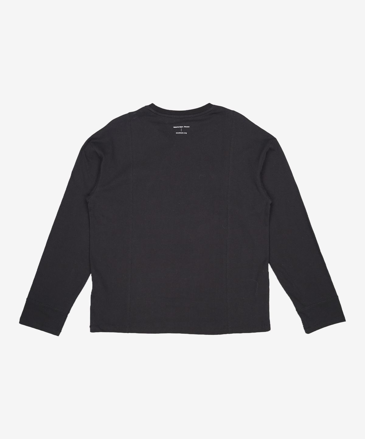 메종미네드(MAISON MINED) CAMERATA PATCH LONG SLEEVE BLACK M