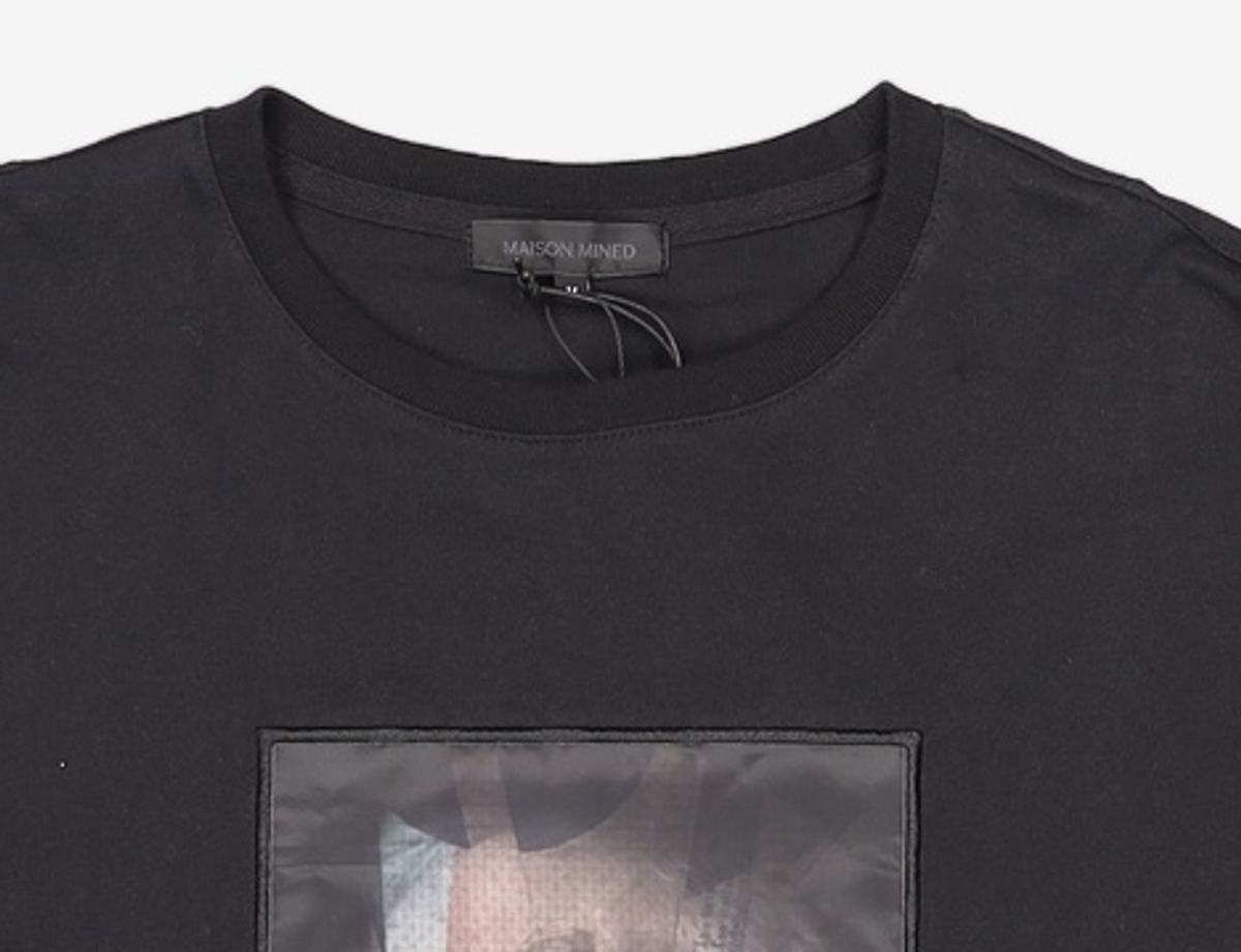 메종미네드(MAISON MINED) CAMERATA PATCH LONG SLEEVE BLACK M