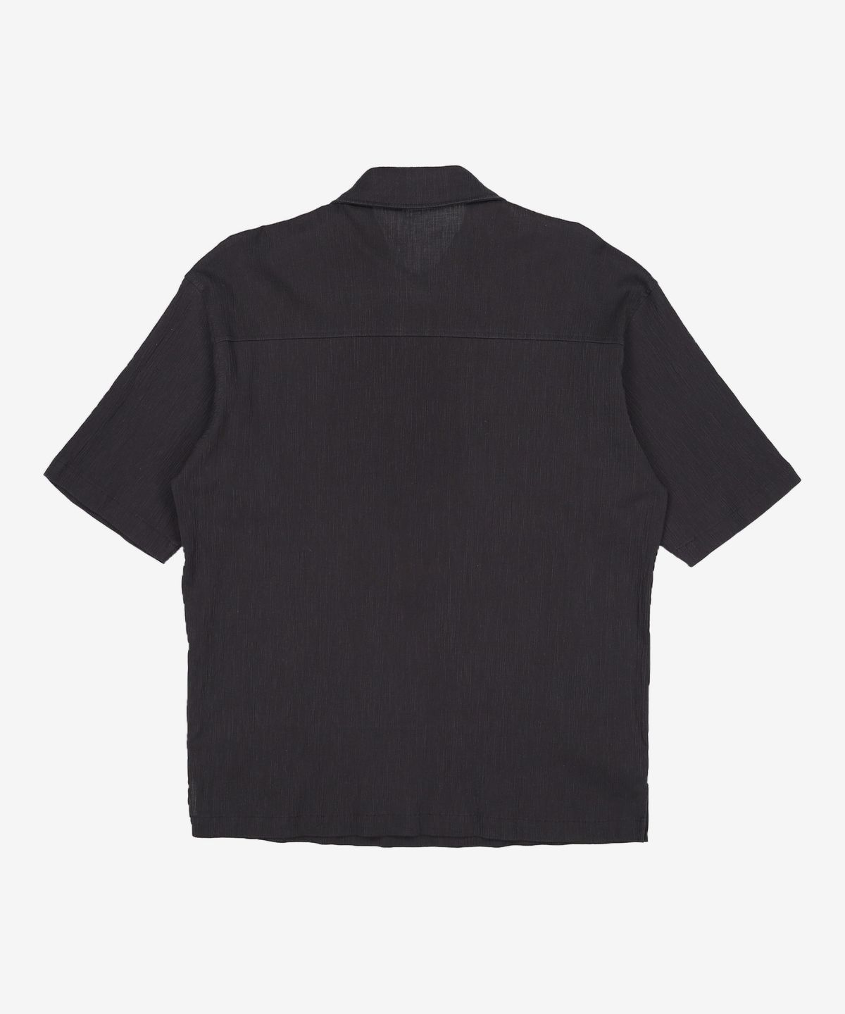 티엔지티(TNGT) Kinoshita Seersucker Collared T-Shirt (Black) TNTS5E205BK 105