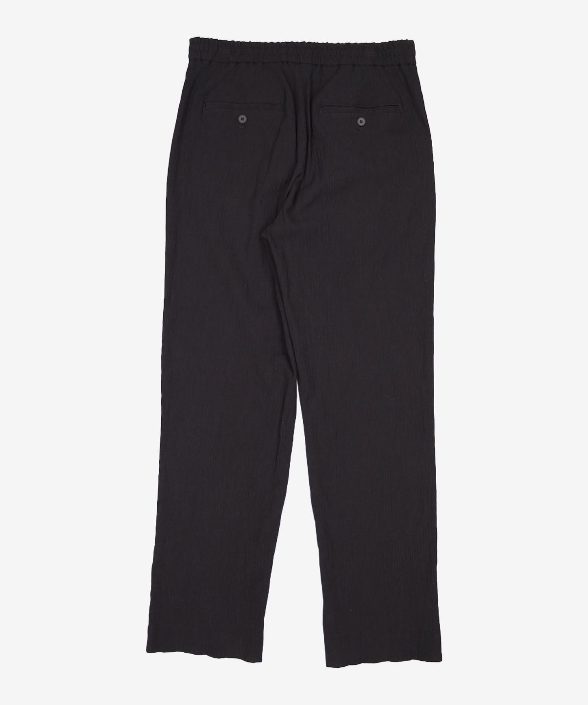 티엔지티(TNGT) Kinoshita Seersucker Wide Fit Pants (Black) TNPA5E208BK 82
