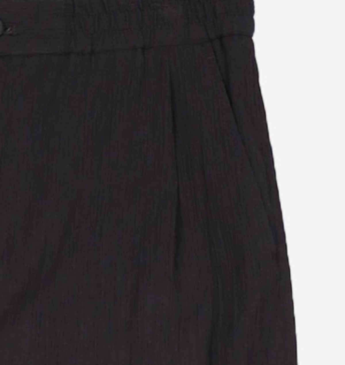 티엔지티(TNGT) Kinoshita Seersucker Wide Fit Pants (Black) TNPA5E208BK 82
