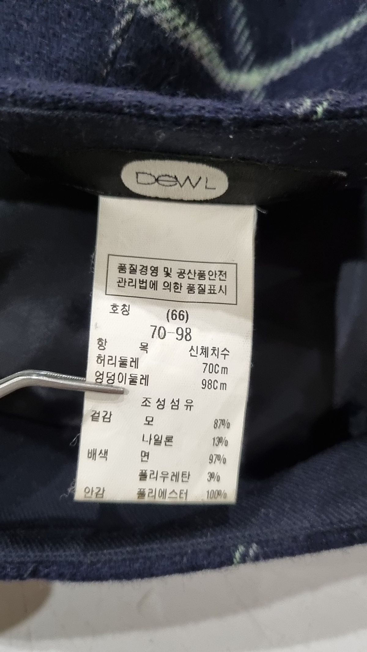 듀엘(DEWL) 미니스커트 66