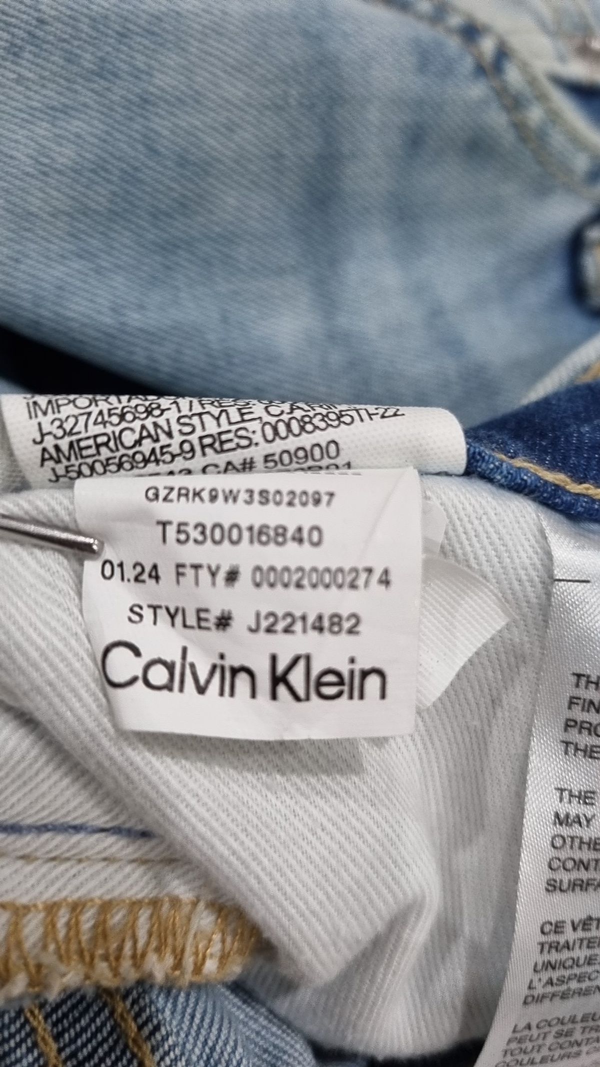 캘빈클라인 진(CALVIN KLEIN JEANS) 청/데님 팬츠 24
