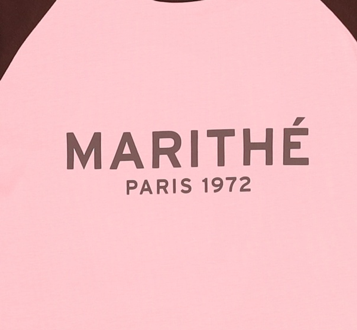 마리떼 프랑소와 저버(MARITHÉ + FRANҪOIS GIRBAUD) W REGULAR LOGO RAGLAN CROP TEE pink S