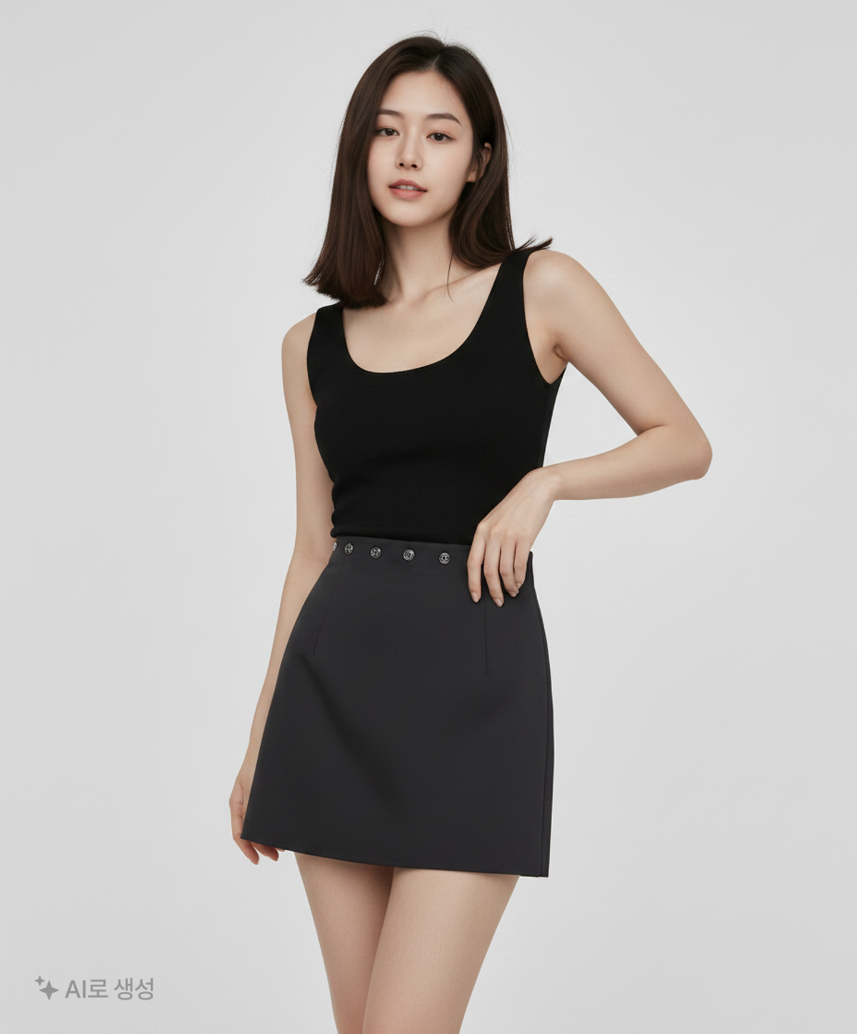 지초이컴포트(JICHOI COMFORT) 미니스커트 L
