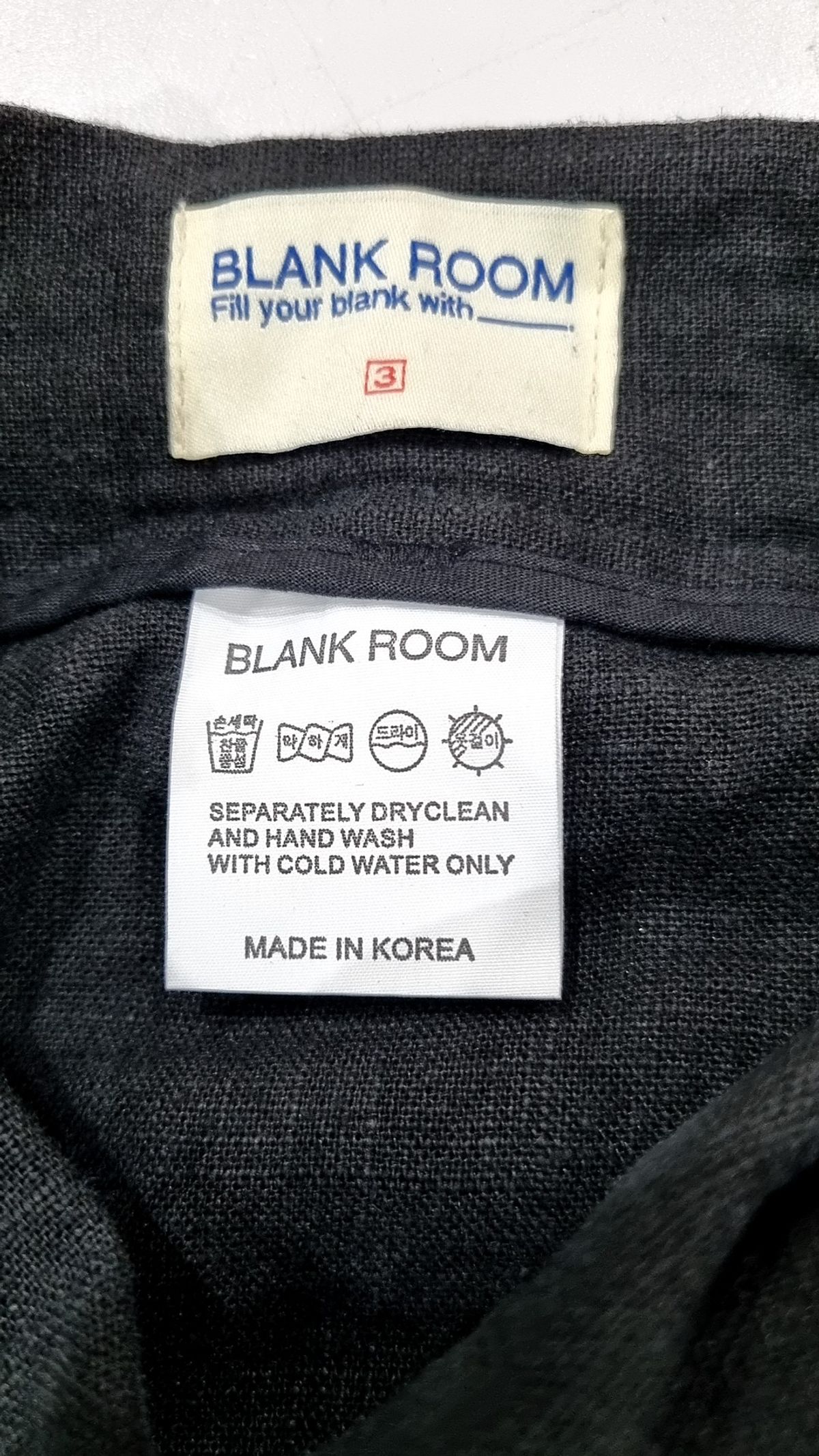 블랭크룸(BLANKROOM) 코튼 팬츠 3