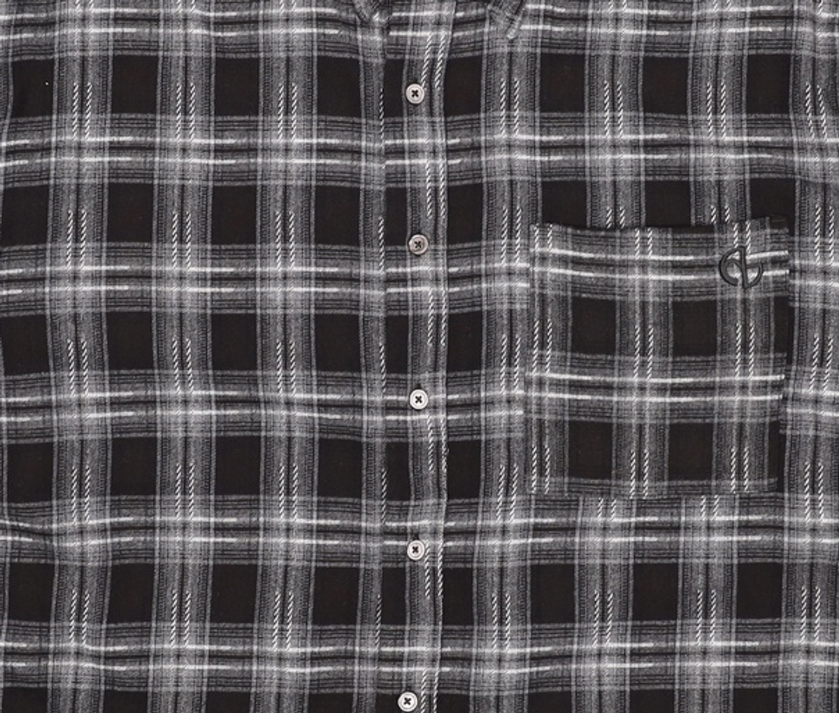 노매뉴얼(NOMANUAL) FLANNEL CHECK SHIRT - BLACK M
