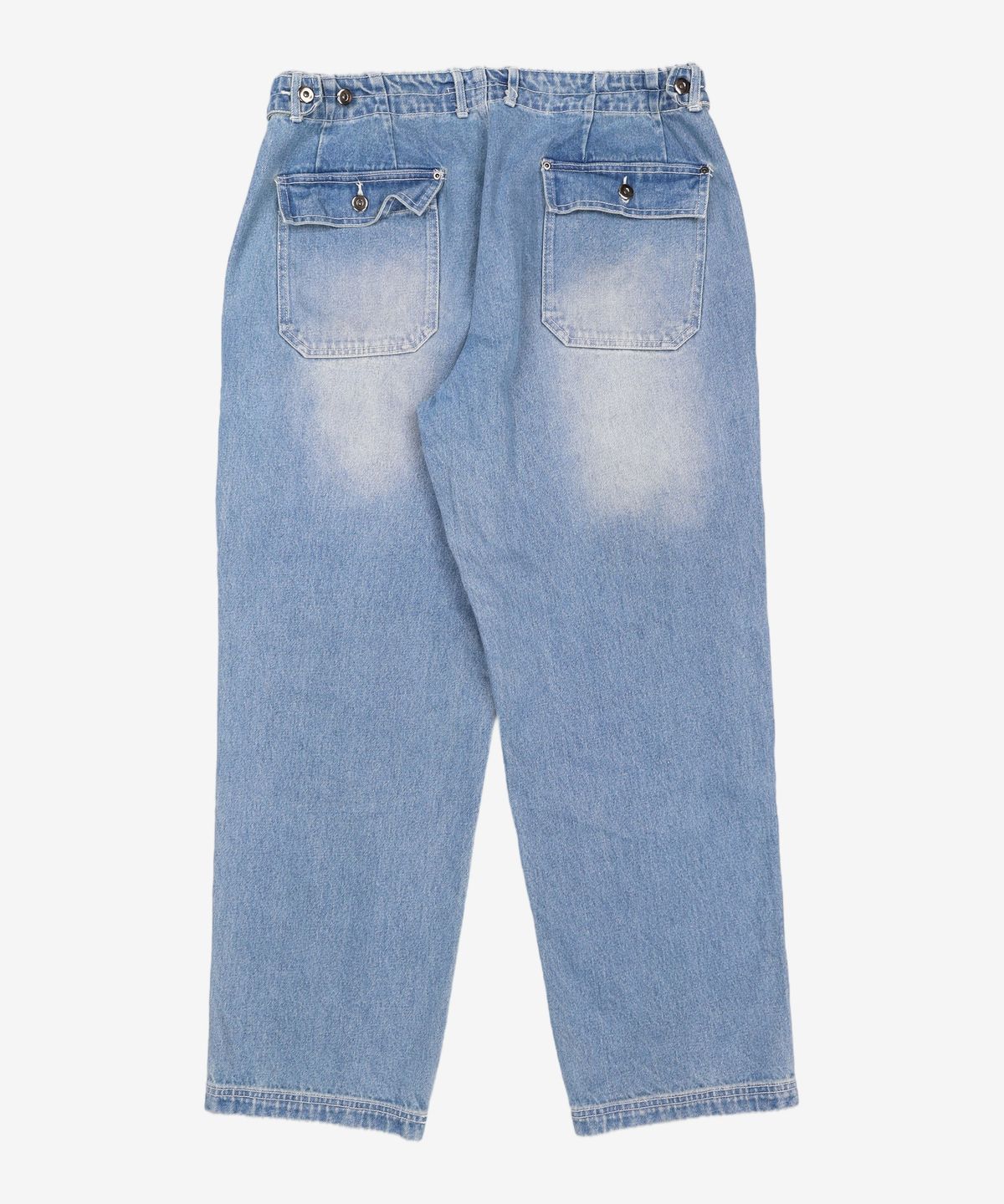 프리즘웍스(FRIZMWORKS) DENIM DOUBLE KNEE PANTS _ LIGHT BLUE XL