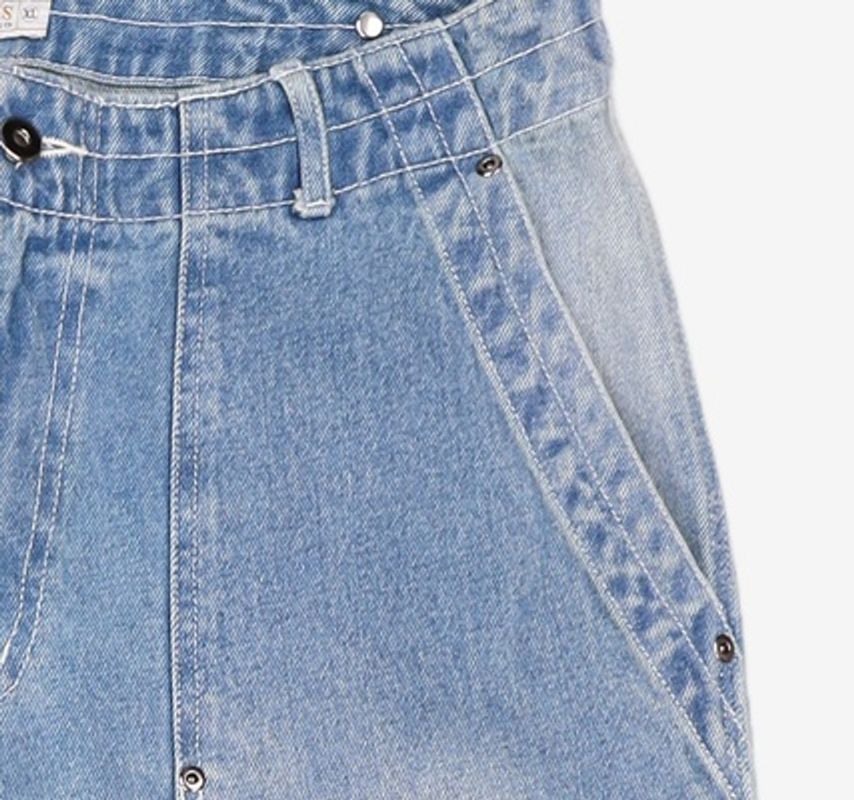 프리즘웍스(FRIZMWORKS) DENIM DOUBLE KNEE PANTS _ LIGHT BLUE XL