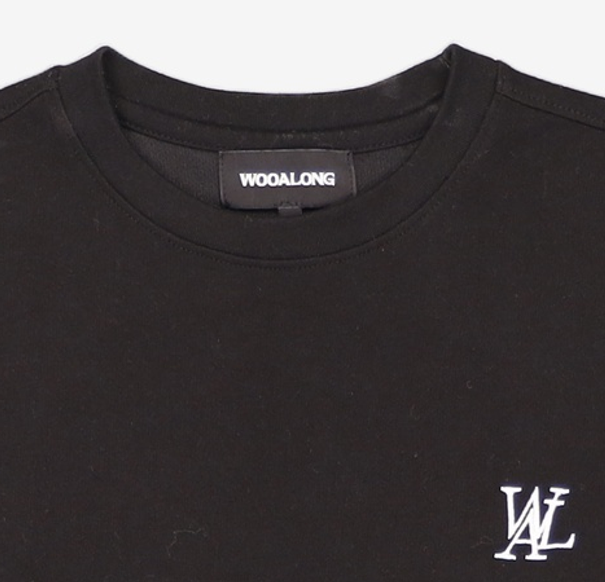우알롱(WOOALONG) OG Basic T-shirt - BLACK S