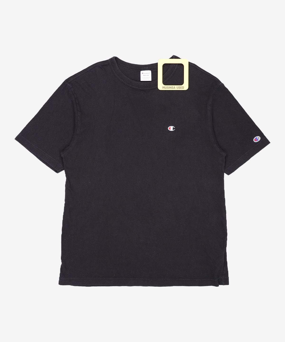 챔피온(CHAMPION) [ASIA] C로고 4.8oz 반팔티셔츠 한국별주 (BLACK) CKTS2E436BK M