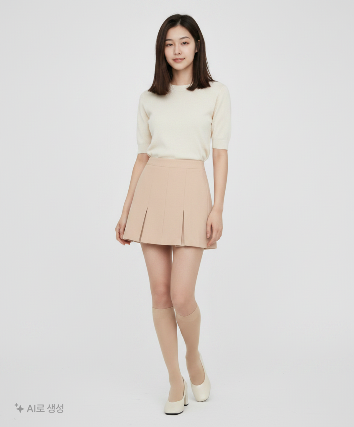 미쏘(MIXXO) A라인 미니 스커트 MIWWHC921G 24