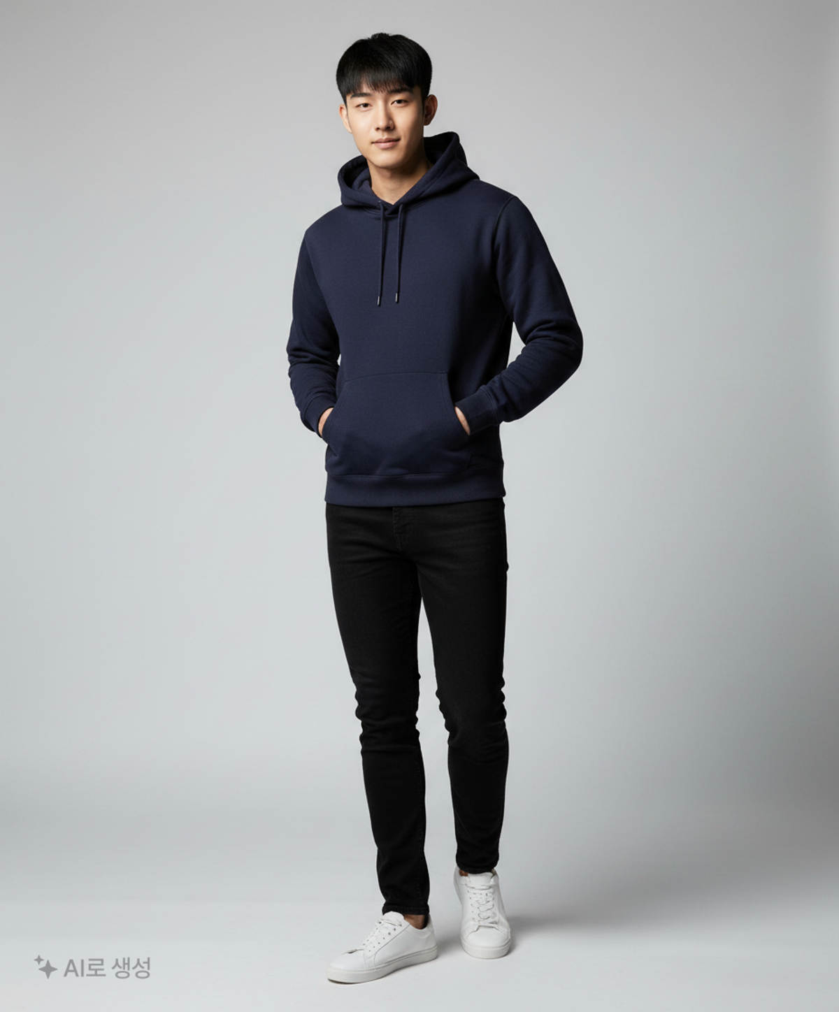 지오다노(GIORDANO) 후드 티셔츠 100