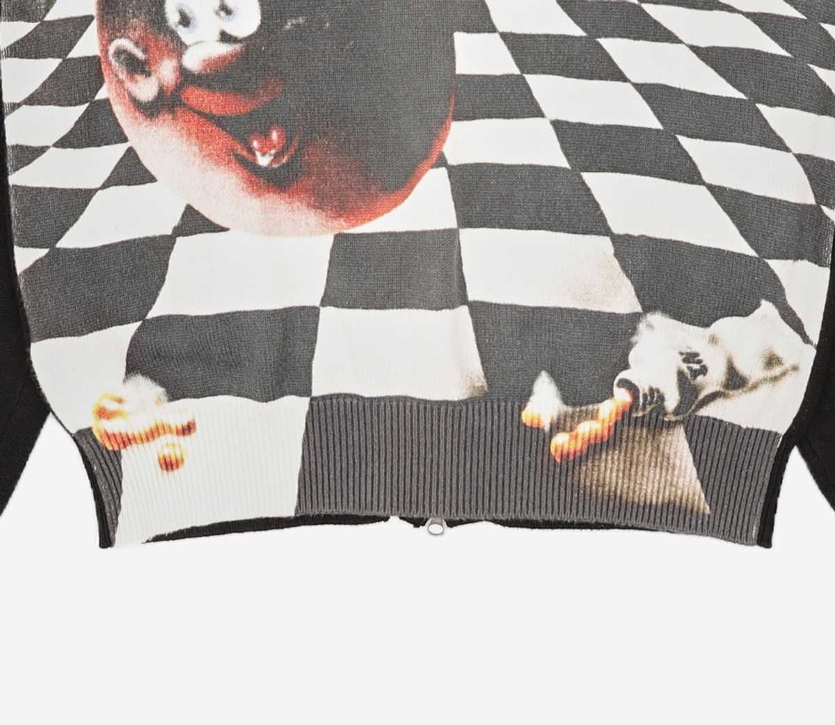 디스이즈네버댓(THISISNEVERTHAT) Chess Zip Cardigan Black S