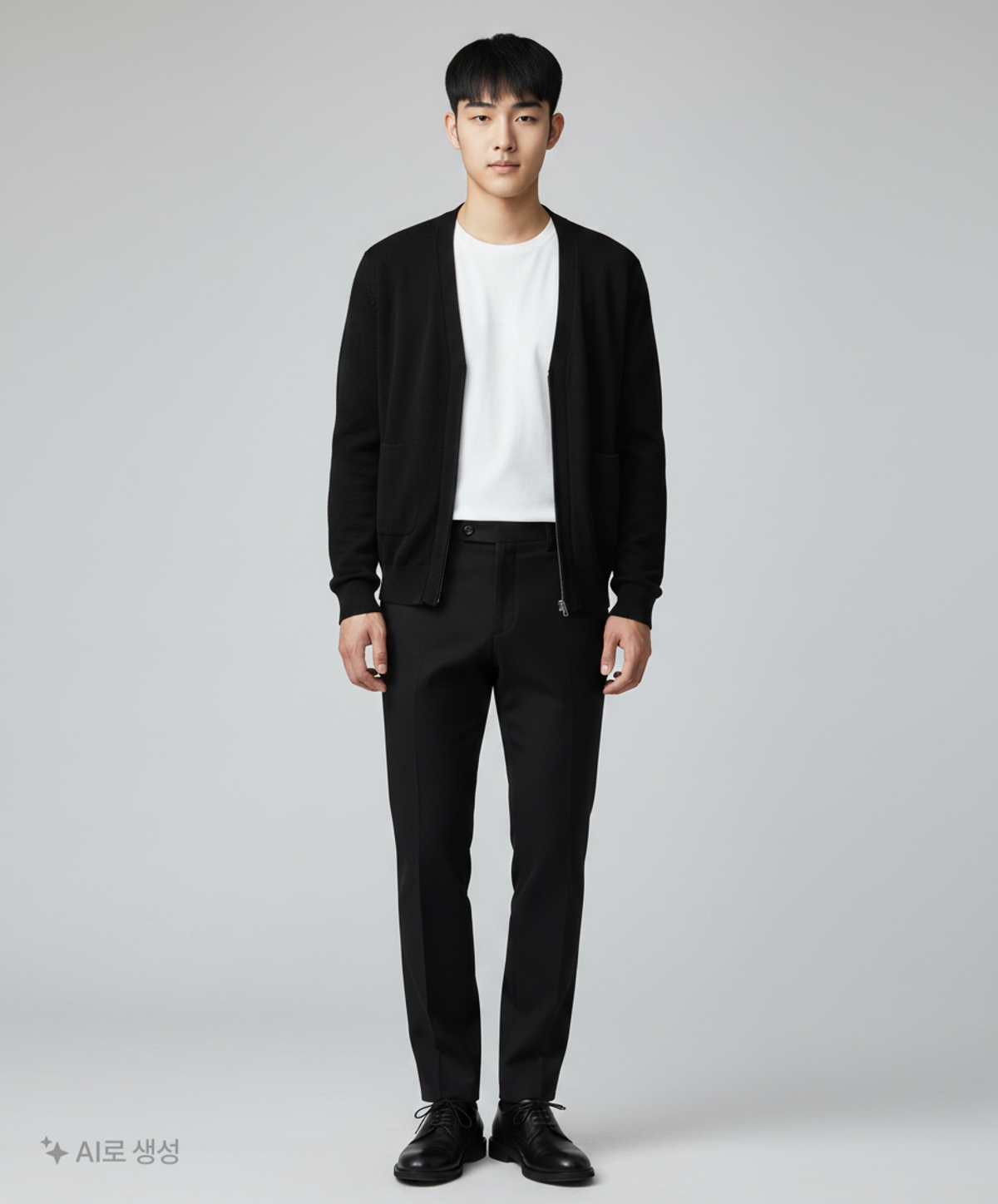 디스이즈네버댓(THISISNEVERTHAT) Chess Zip Cardigan Black S