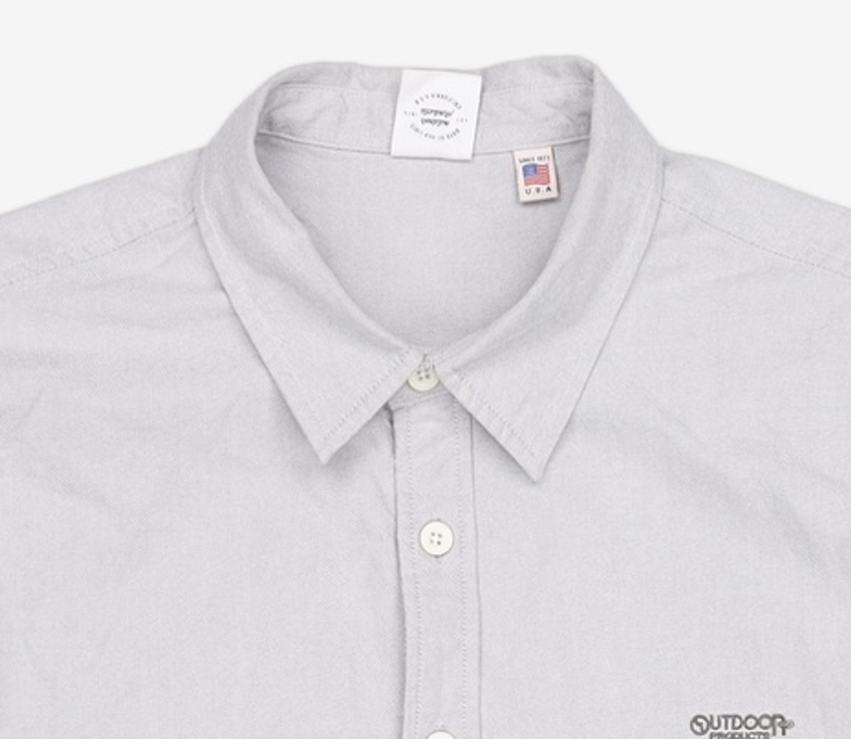 아웃도어 프로덕츠(OUTDOOR PRODUCTS) BASIC OXFORD SHIRT (GRAY) L