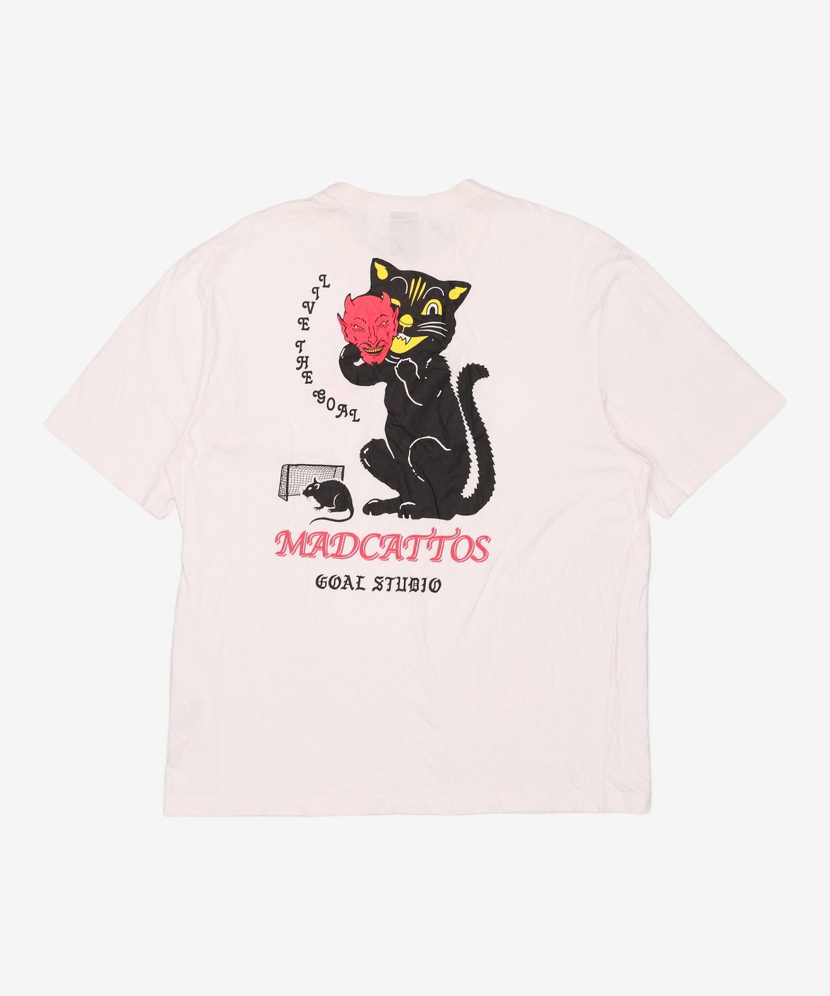 골스튜디오(GOALSTUDIO) MC MASK GRAPHIC TEE - WHITE L