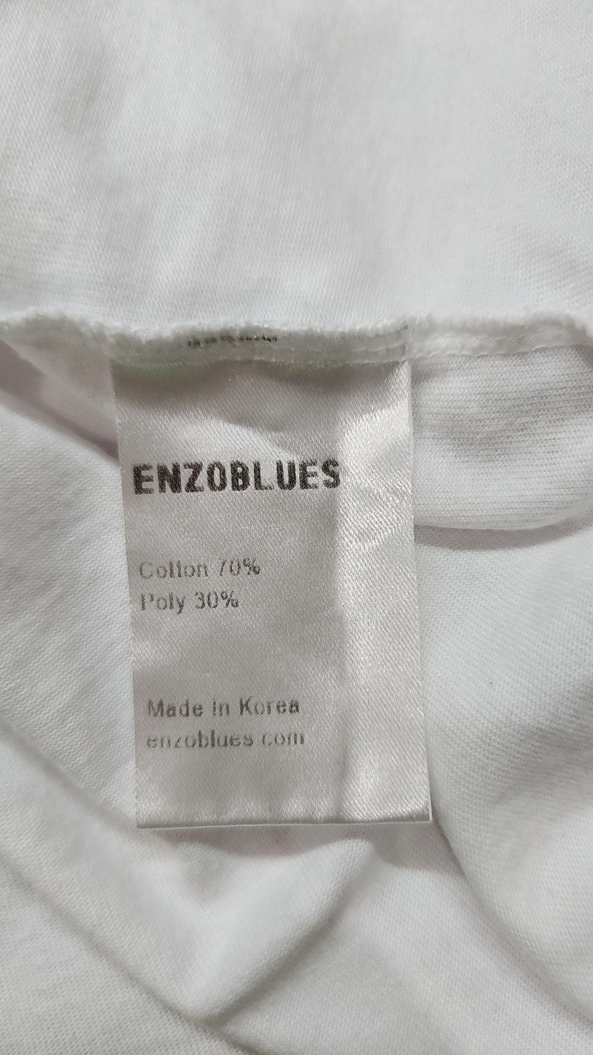 엔조 블루스(ENZO BLUES) 반소매 티셔츠 FREE