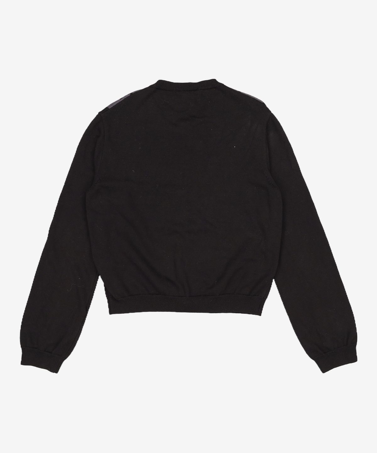 오헤시오(OHESHIO) dot two tone cardigan (charcoal) FREE