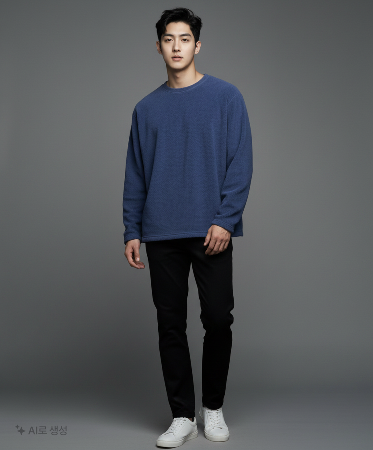디스이즈네버댓(THISISNEVERTHAT) Fleece Crew Blue L