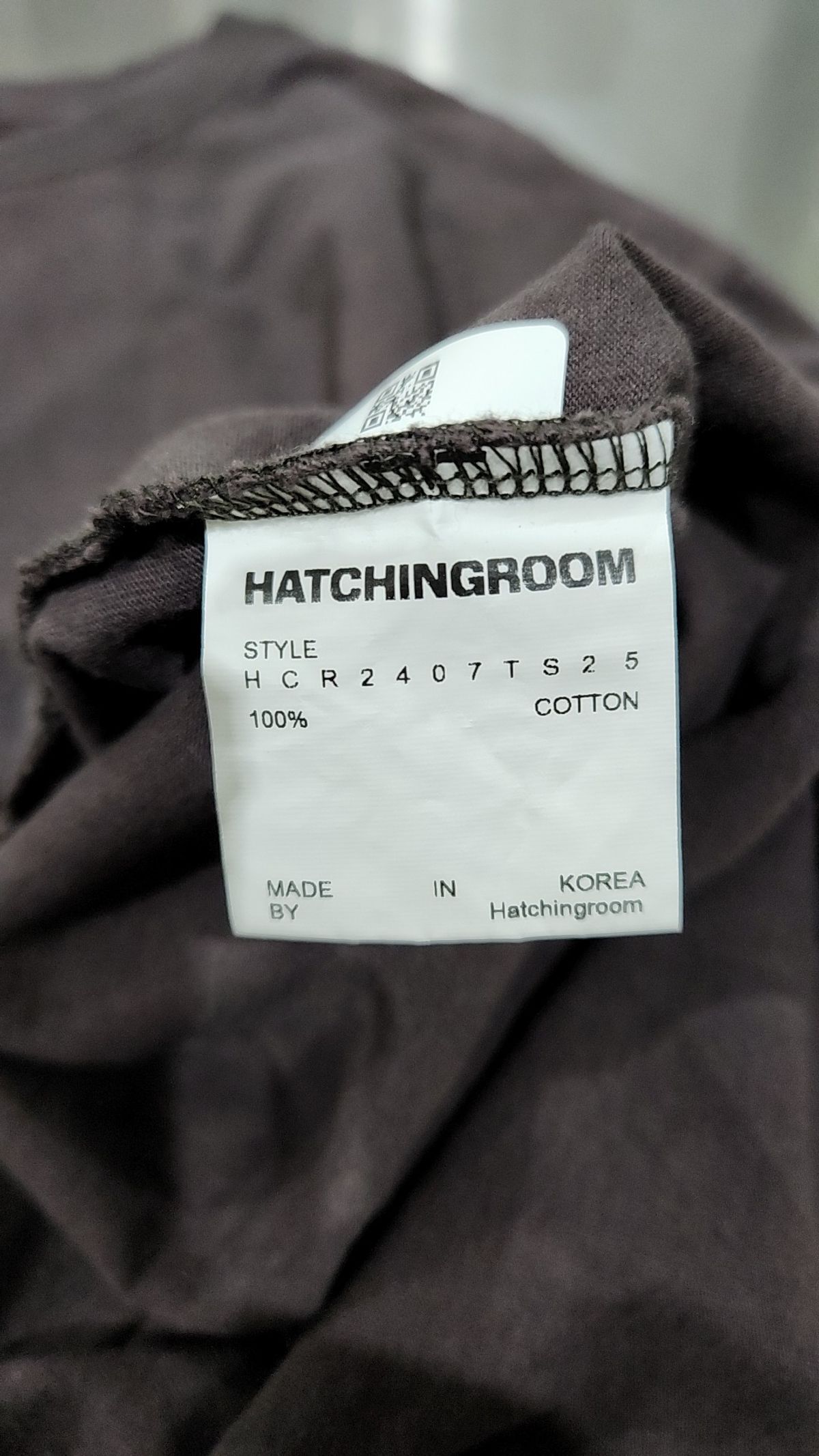 해칭룸(HATCHINGROOM) Ghost Cat Tee Charcoal 3