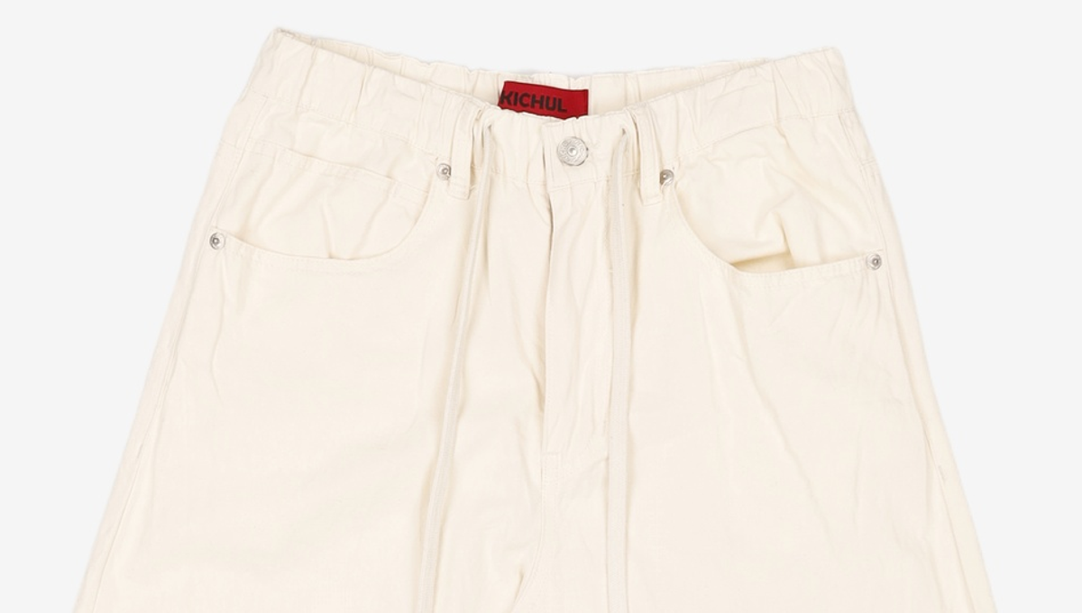기철(KICHUL) EASY OR EASY BALLOON PANTS (IVORY) XS