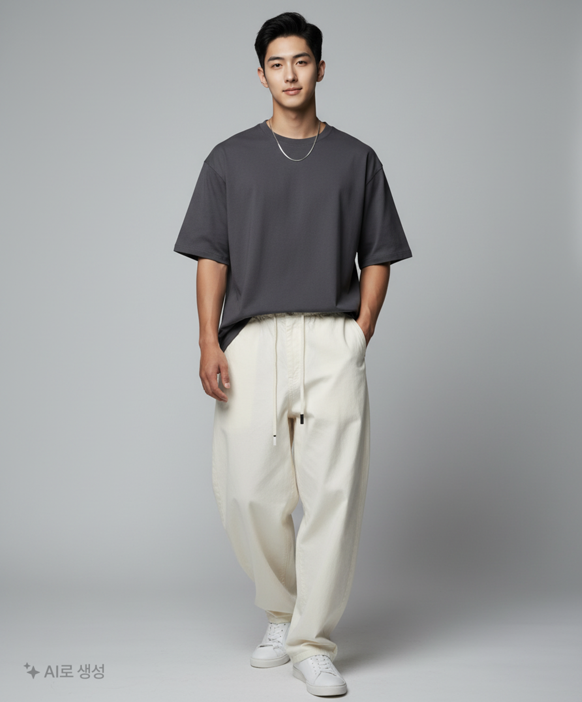 기철(KICHUL) EASY OR EASY BALLOON PANTS (IVORY) XS