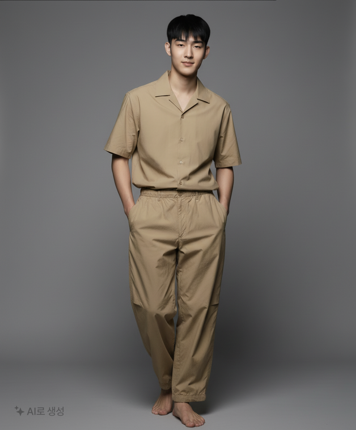 유니클로(UNIQLO) 코튼 팬츠 L
