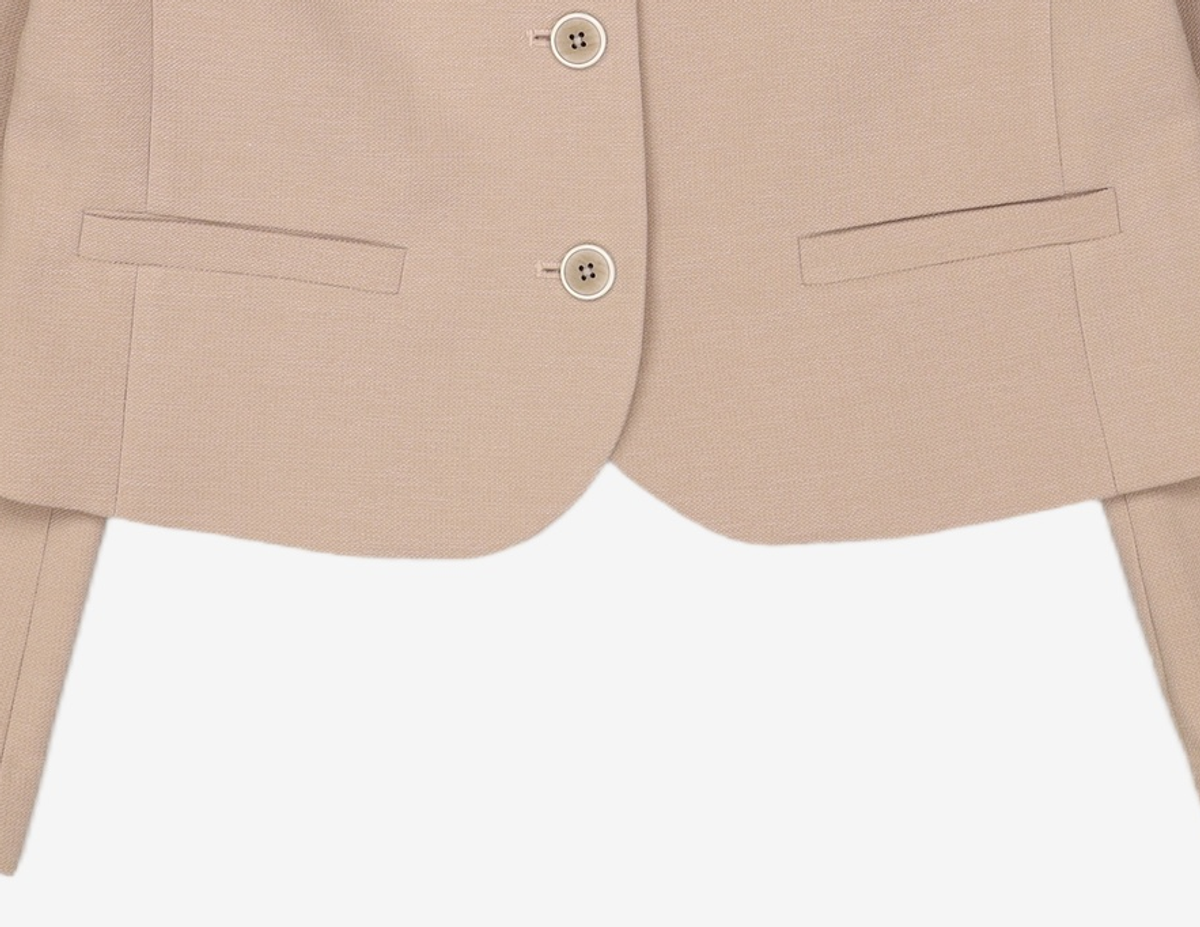 미쏘(MIXXO) 빅카라 숏 자켓 MIWJKC921G S