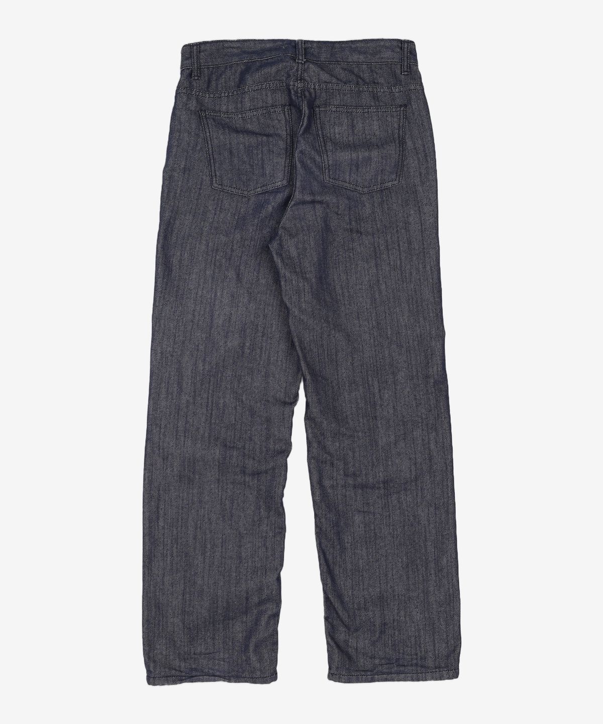 오더아카이브(ORDER ARCHIVE) Minimal wide jeans - 논페이드 로우인디고 28