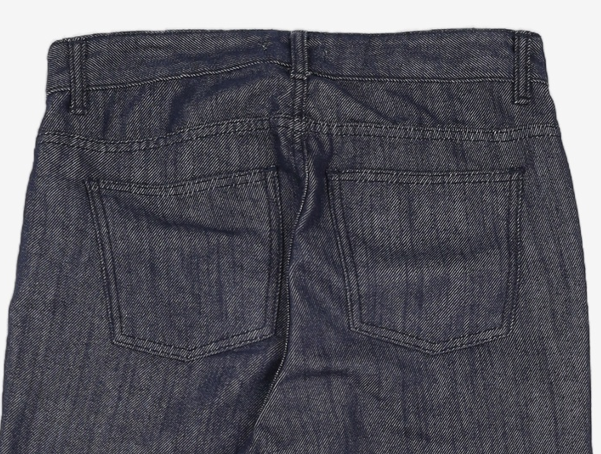 오더아카이브(ORDER ARCHIVE) Minimal wide jeans - 논페이드 로우인디고 28