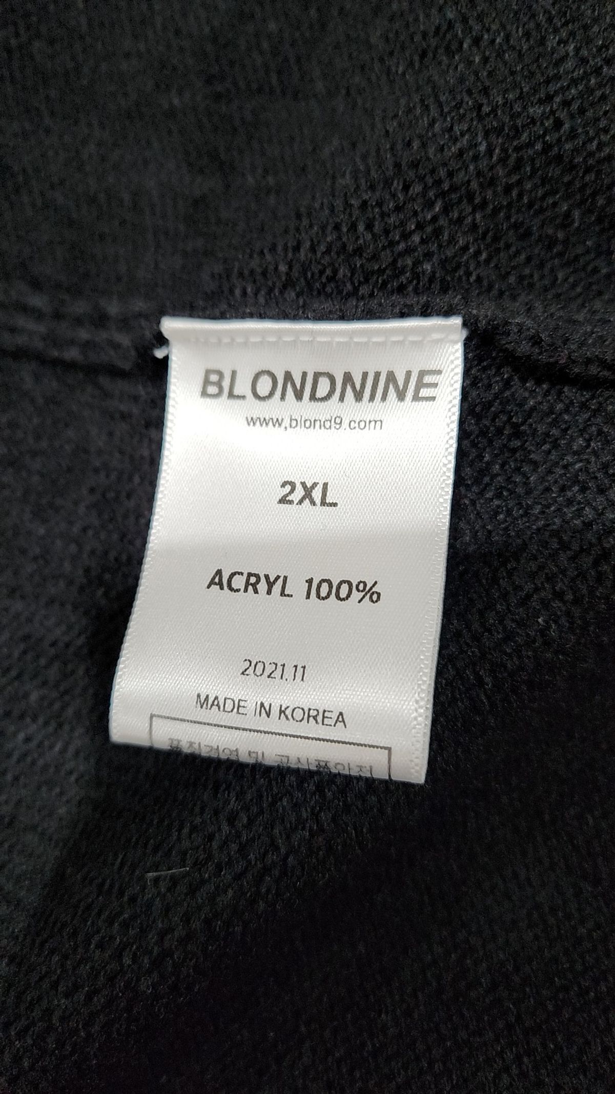 블론드나인(BLOND9) 카디건 XXL