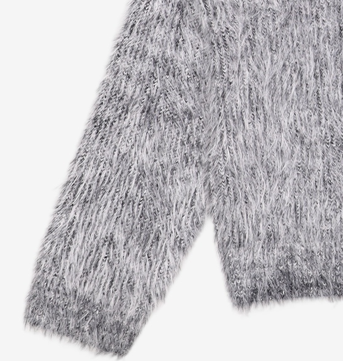 노매뉴얼(NOMANUAL) BULKY HAIRY CARDIGAN - MELANGE L