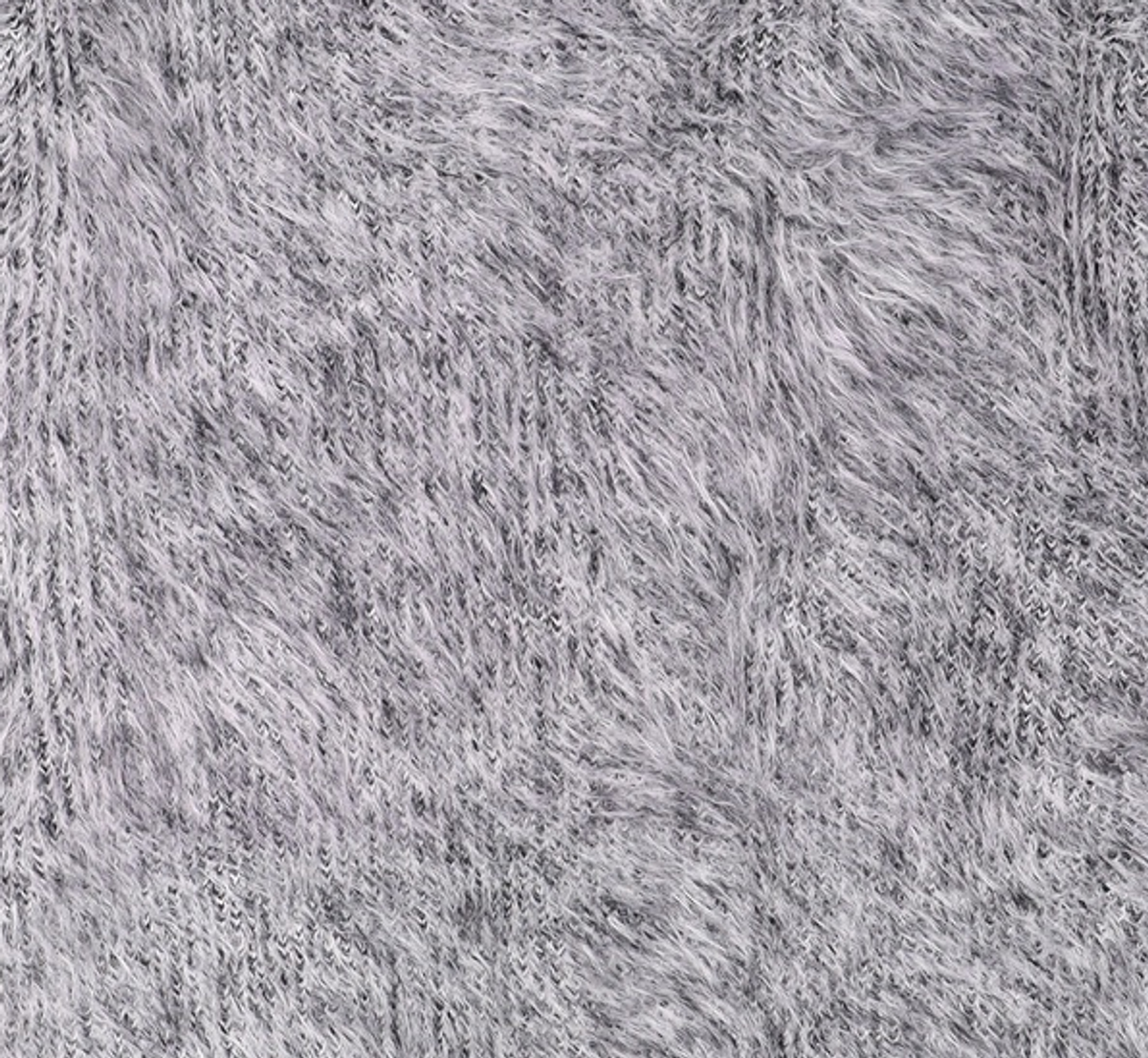 노매뉴얼(NOMANUAL) BULKY HAIRY CARDIGAN - MELANGE L