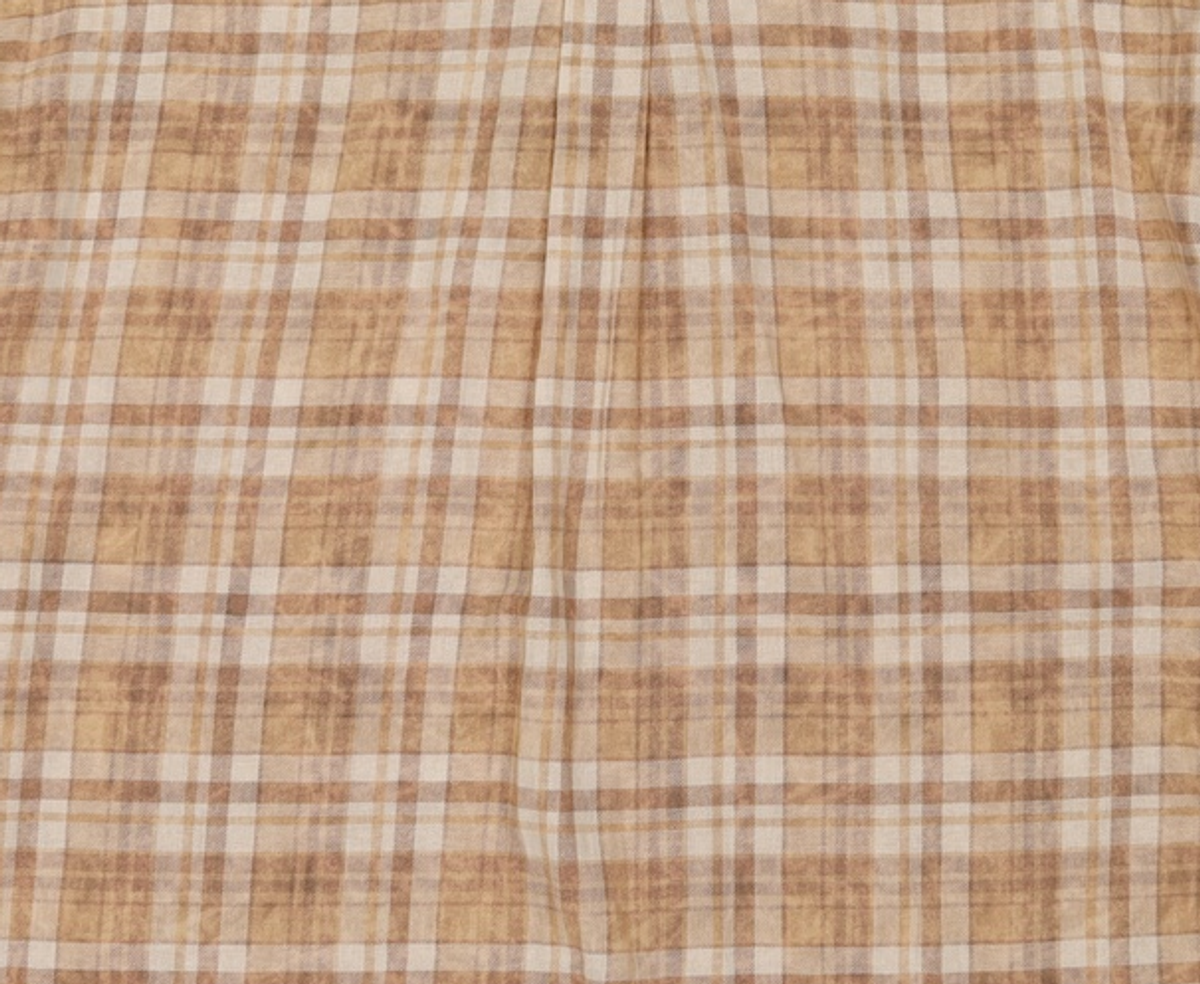 해칭룸(HATCHINGROOM) Classic Shirt Tie Dyed Check Brown 4