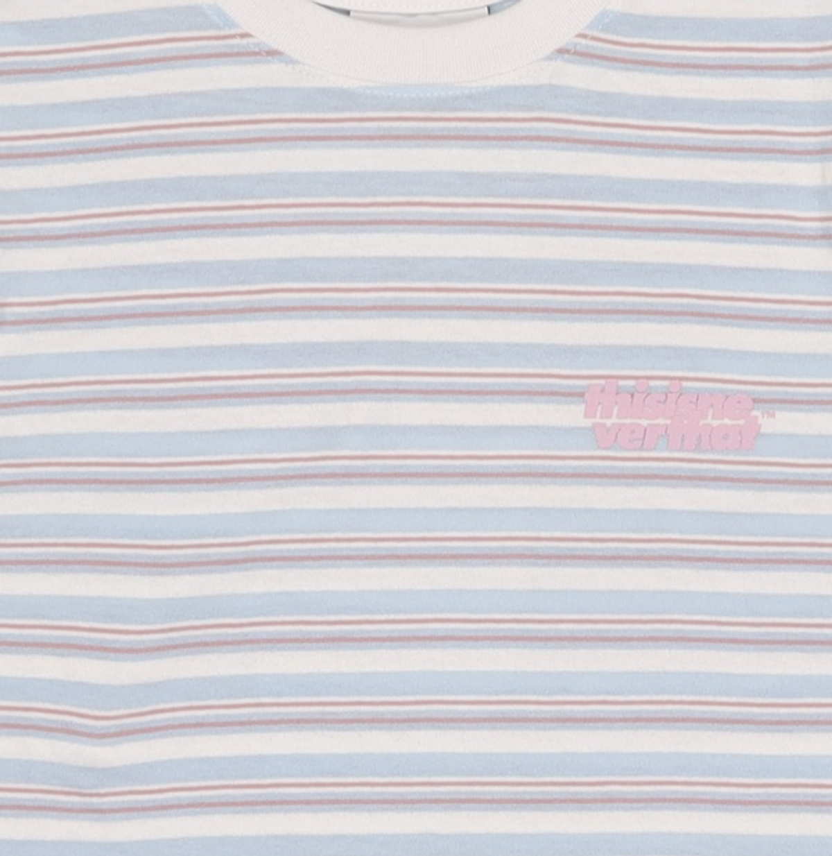 디스이즈네버댓(THISISNEVERTHAT) Striped W Tee Light Blue M