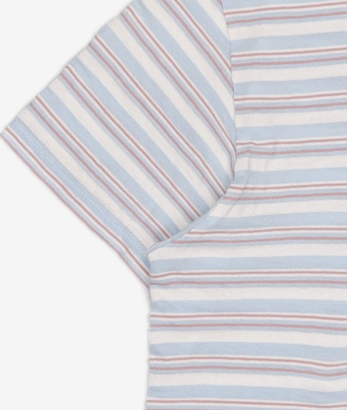 디스이즈네버댓(THISISNEVERTHAT) Striped W Tee Light Blue M