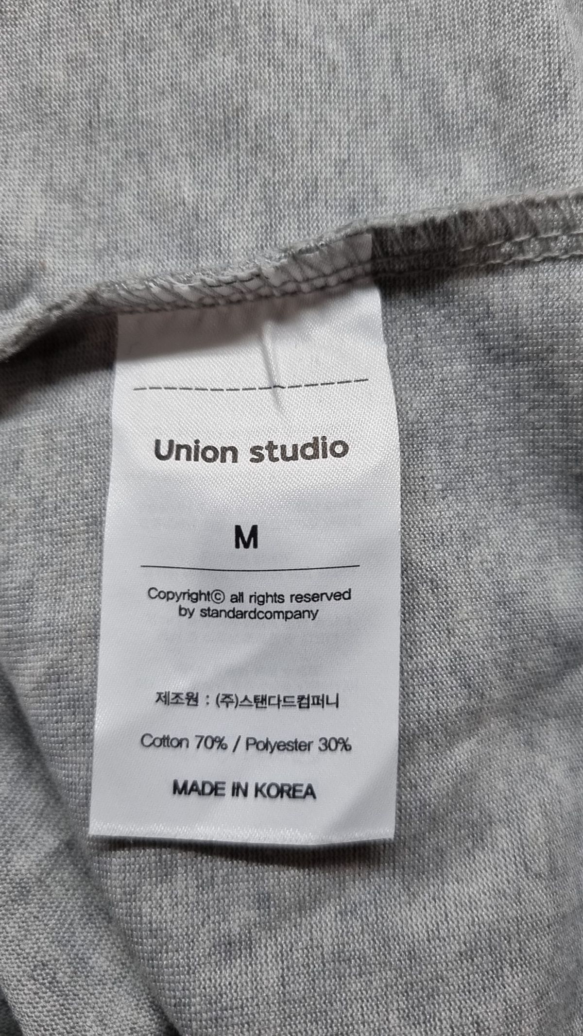 유니온스튜디오(UNIONSTUDIO) 반소매 티셔츠 M