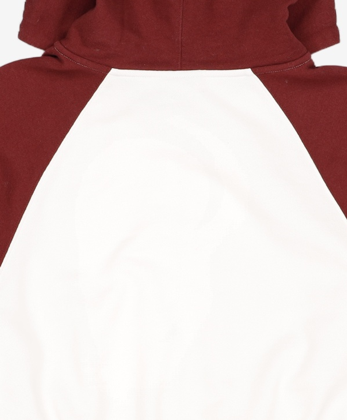 브라운브레스(BROWNBREATH) CROP RAGLAN HOODIE ZIP UP - BURGUNDY FREE